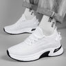 Invisible Height-increasing Running Shoes With A Thick Platform And Mesh Upper