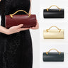Womens Handbag PU Leather Light Luxury High-end Snake-pattern Metal Evening Bag